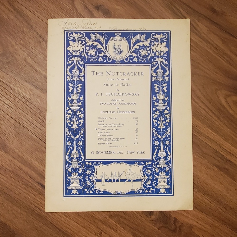 The Nutcracker (Casse-Noisette) Suite de Ballet P.I. Tschaikowsky G.Schirmer VTG